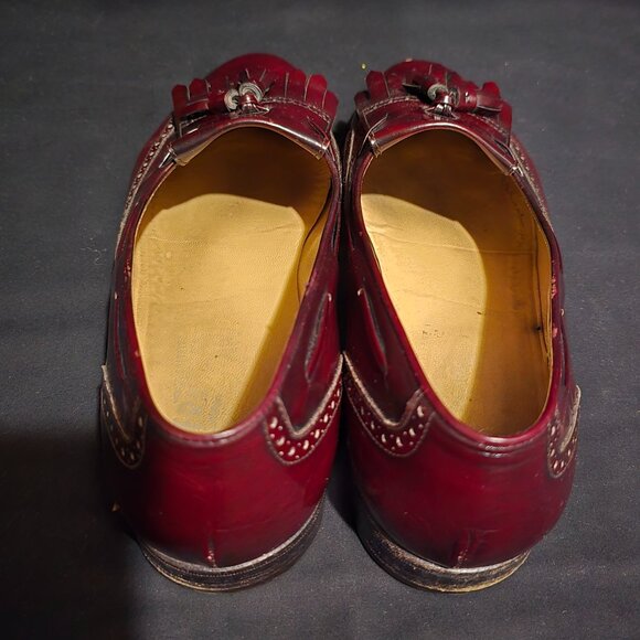 Salvatore Ferragamo Italy Men\'s Lucas Leather Kiltie Tassel Loafer 10.5 2E main image 6